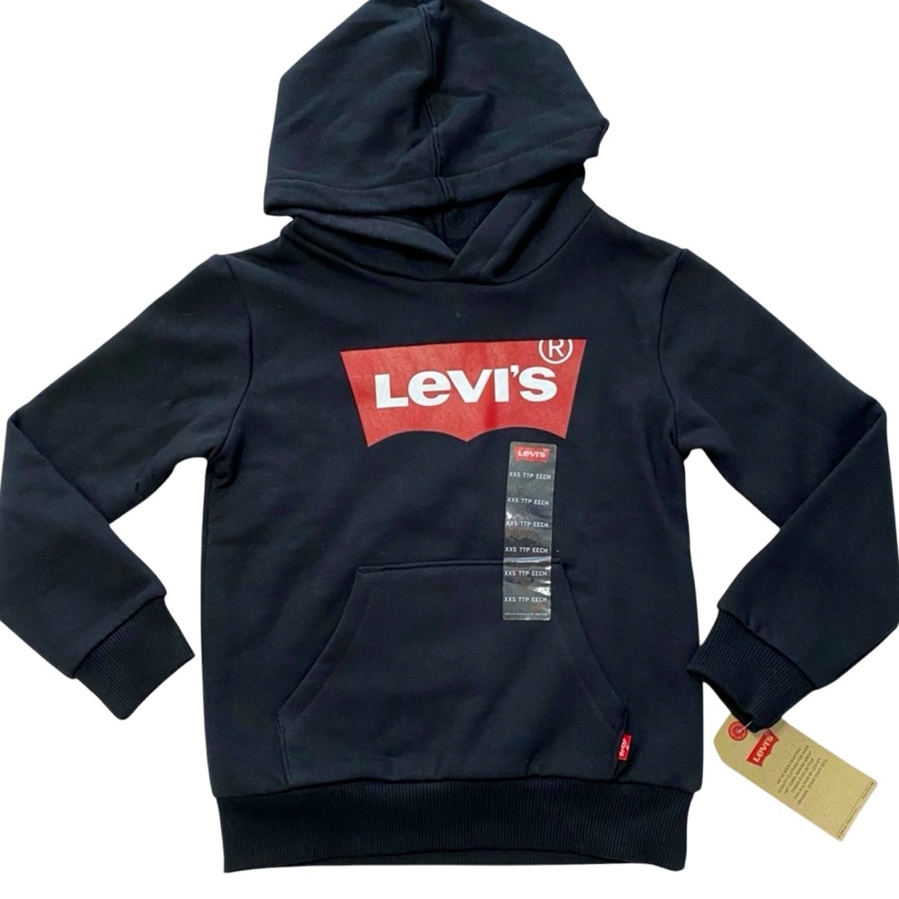 Levi’s Child’s Black Hoodie Sweatshirt Size XXS (3-4 yrs) Brand New with Tags